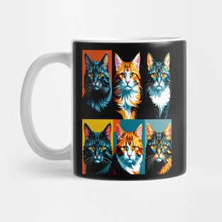 Pop Art Cat Portraits Mug